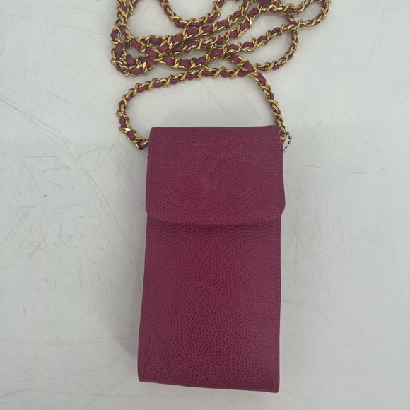 Chanel Caviar phone holder/ chain sling bag - Picture 2 of 10